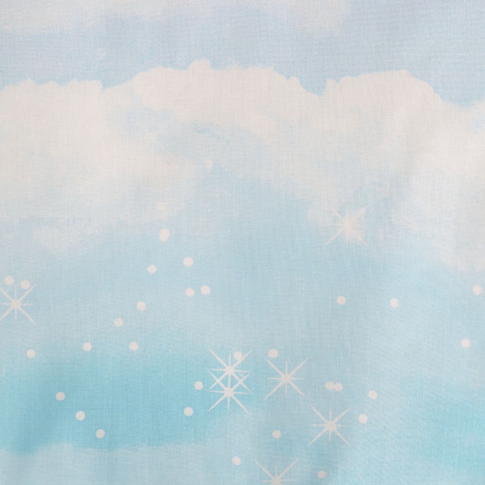 Niebiesko-różowa pościel dziecięca jednoosobowa 135x200 cm Ombre Rainbow Clouds – Catherine Lansfield (zdjęcie 5)