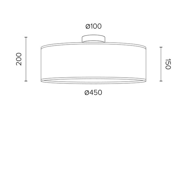 Lampa sufitowa z kloszem z forniru orzechowego Sotto Luce TSURI XL, ø 45 cm-image-2