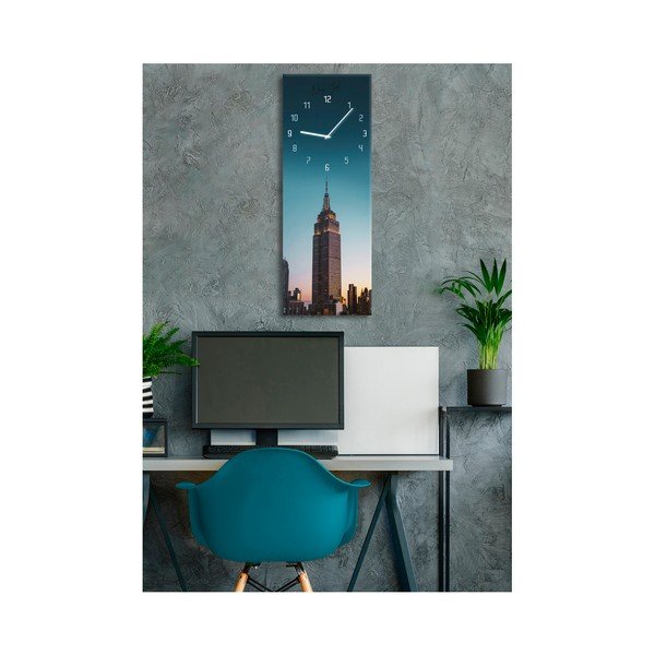 Zegar ścienny Styler Glassclock Manhattan, 20x60 cm-image-1