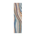 Niebieski wełniany chodnik tkany ręcznie 60x230 cm Abstract Flow – Flair Rugs