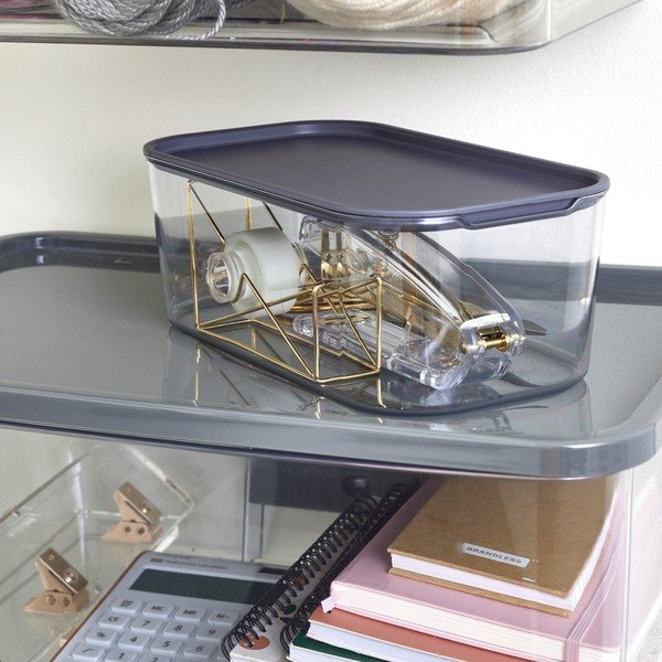 Wewnętrzny pojemnik z pokrywką z plastiku z recyklingu iD Wallspace – iDesign-image-1