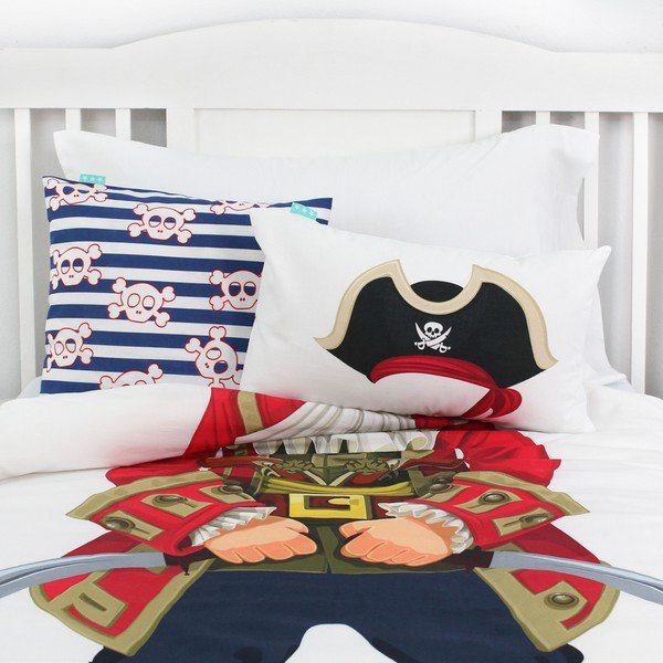 Dwustronna poszewka na poduszkę Baleno Pirate, 50x30 cm-image-1