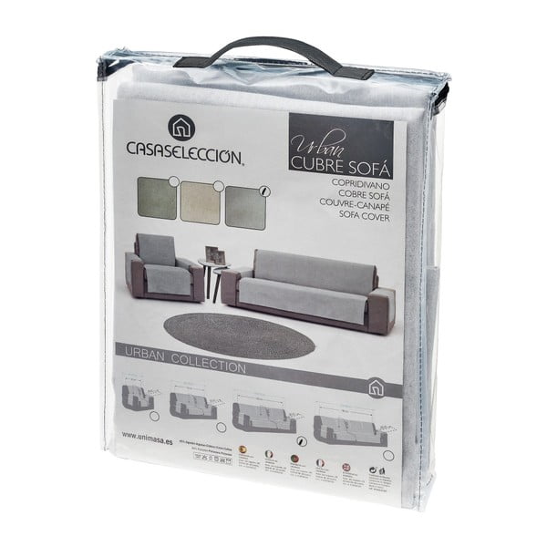 Jasnoszary pokrowiec na sofę 3-osobową Urban – Casa Selección-image-4