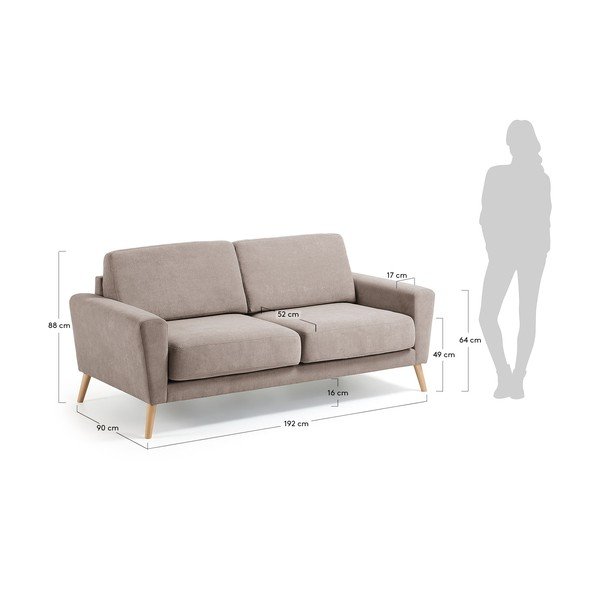 Jasnobrązowa sofa Kave Home Guy-image-3