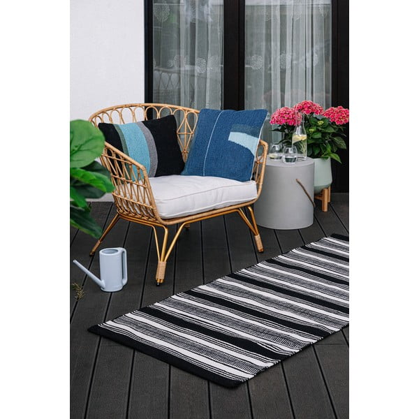 Poduszka zewnętrzna z tworzywa z recyklingu Green Decore Moonlight, 45x45 cm-image-4