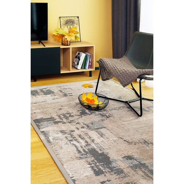 Brązowy dwustronny dywan Narma Nedrema, 100x160 cm-image-1