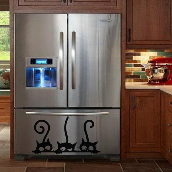 Naklejka na ścianę Ambiance Funny Cats Trio, 20x35 cm-image-1