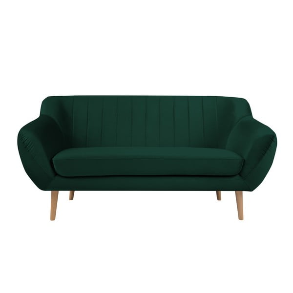 Zielona sofa 2-osobowa Mazzini Sofas Benito