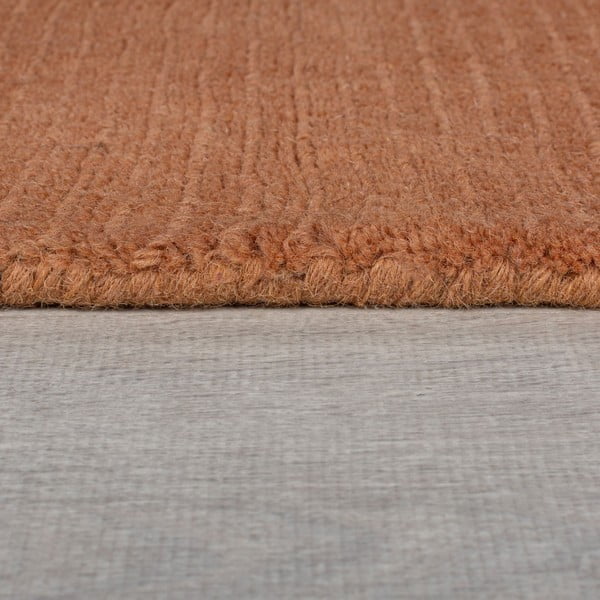 Ceglasty dywan wełniany 120x170 cm – Flair Rugs-image-3