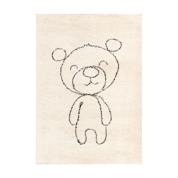 Beżowy antyalergiczny dywan dziecięcy 170x120 cm Teddy Bear – Yellow Tipi