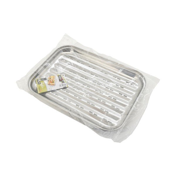 Tacka do grillowania ze stali nierdzewnej Cattara Baron, 34x24 cm-image-3