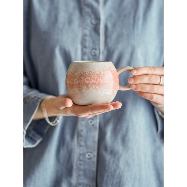 Pomarańczowy kamionkowy kubek 410 ml Paula – Bloomingville-image-1