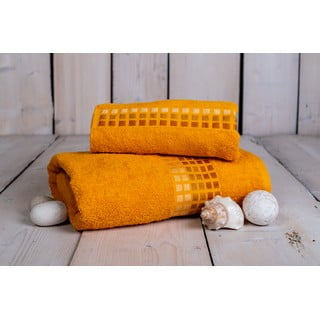 Pomarańczowy ręcznik bawełniany 100x50 cm Darwin – My House