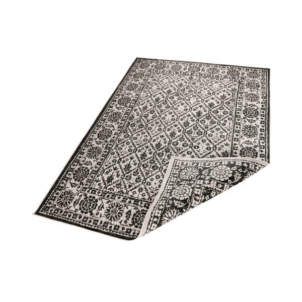 Czarno-biały dywan dwustronny Bougari Curacao, 120x170 cm-image-2