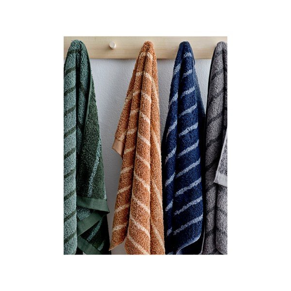 Zielony ręcznik z bawełny organicznej 50x100 cm Common − Södahl-image-3
