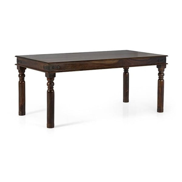 Stół z litego drewna palisandrowego SOB Alex, 80x80cm