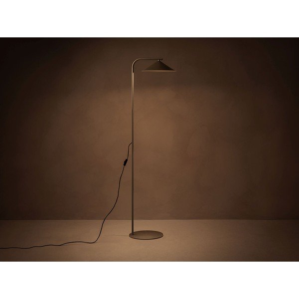 Brązowa metalowa lampa stojąca (wysokość 160 cm) Nocte – Micadoni -image-1
