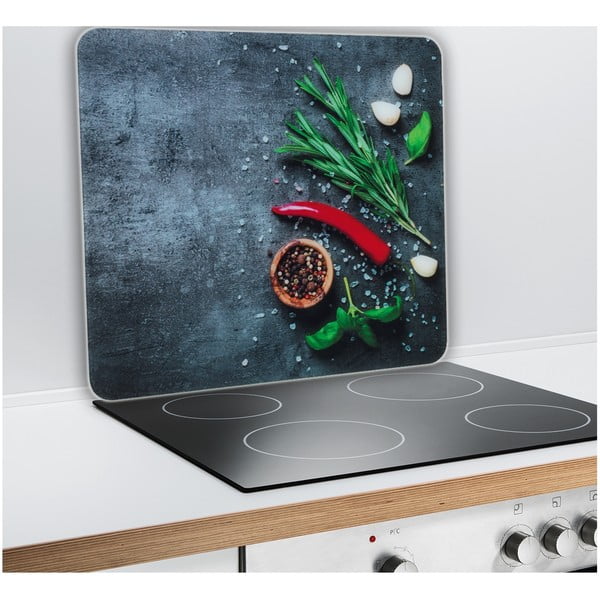 Płyta ochronna na ścianę za kuchenką ze szkła hartowanego 50x56 cm Rosemary – Maximex-image-1