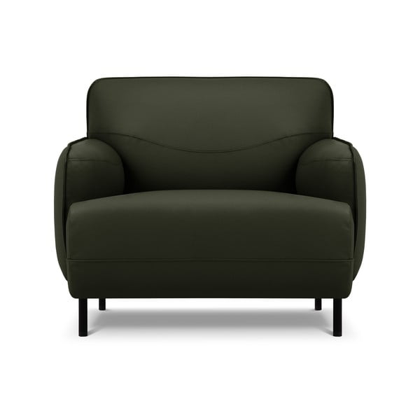 Zielony skórzany fotel Windsor & Co Sofas Neso