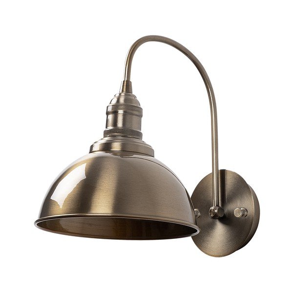 Kinkiet w kolorze mosiądzu ø 21 cm Varzan – Opviq lights