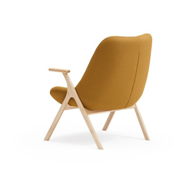 Musztardowy fotel Dins – Teulat-image-4