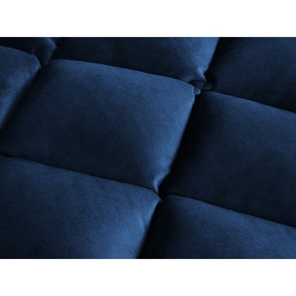 Ciemnoniebieski aksamitny puf Flandrin – Interieurs 86-image-1