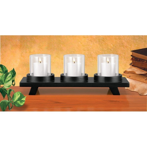 Drewniany świecznik – Deco Pleasure-image-1