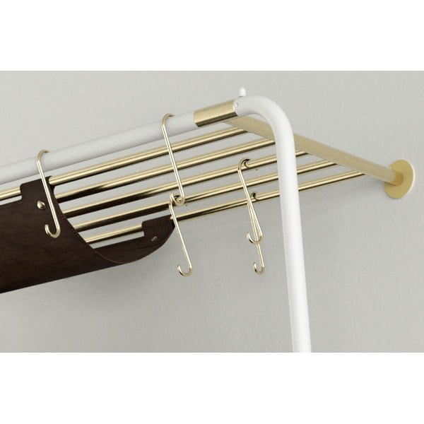 Biały metalowy zestaw do przedpokoju Lean On Me – UMAGE-image-4