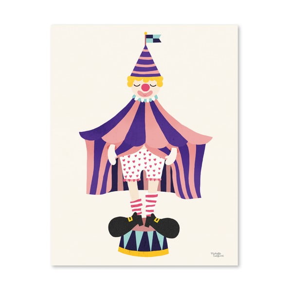 Plakat Michelle Carlslund The Clown, 30x40 cm