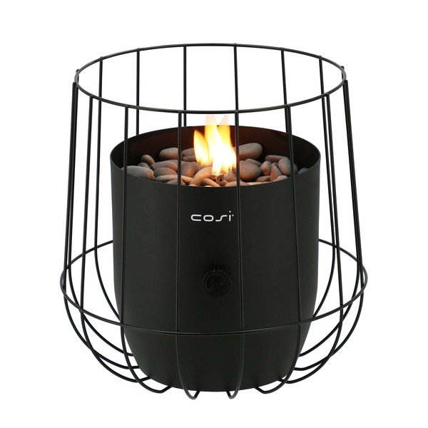 Czarna lampa gazowa Cosi Basket, wys. 31 cm-image-2
