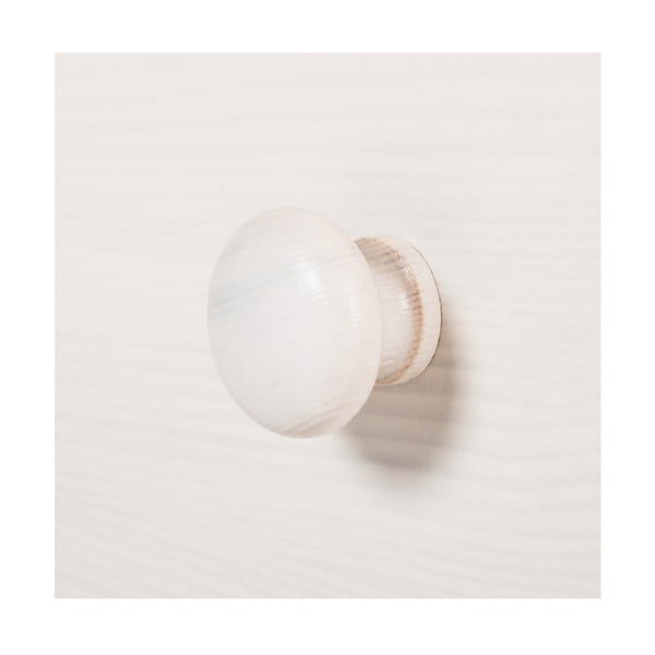 Biały zestaw pod TV z litego drewna sosnowego 140x223 cm Anita – Støraa-image-4