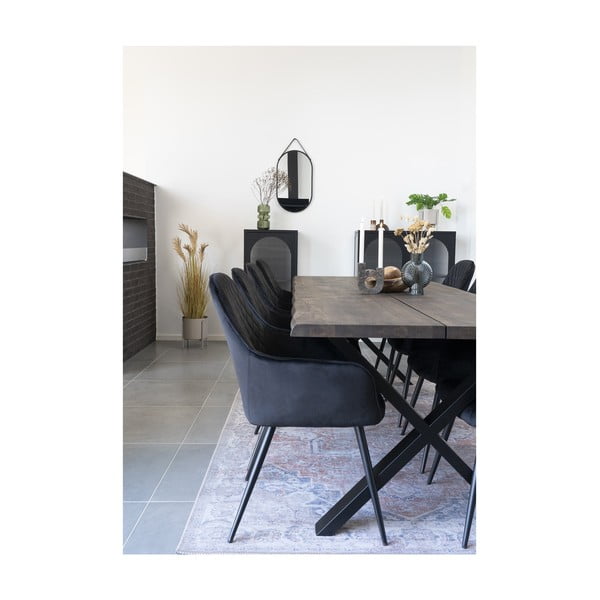 Niebieski szklany wazon (wysokość 20,5 cm) Sia – House Nordic-image-4