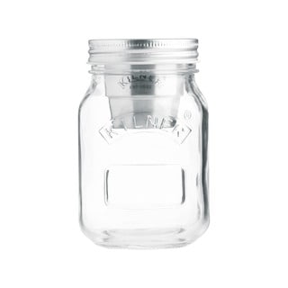 Podróżny pojemnik szklany na żywność z miseczką na dip Kilner, 0,5 l