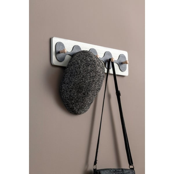 Biały wieszak ścienny 48 cm Rizar  – PT LIVING-image-1