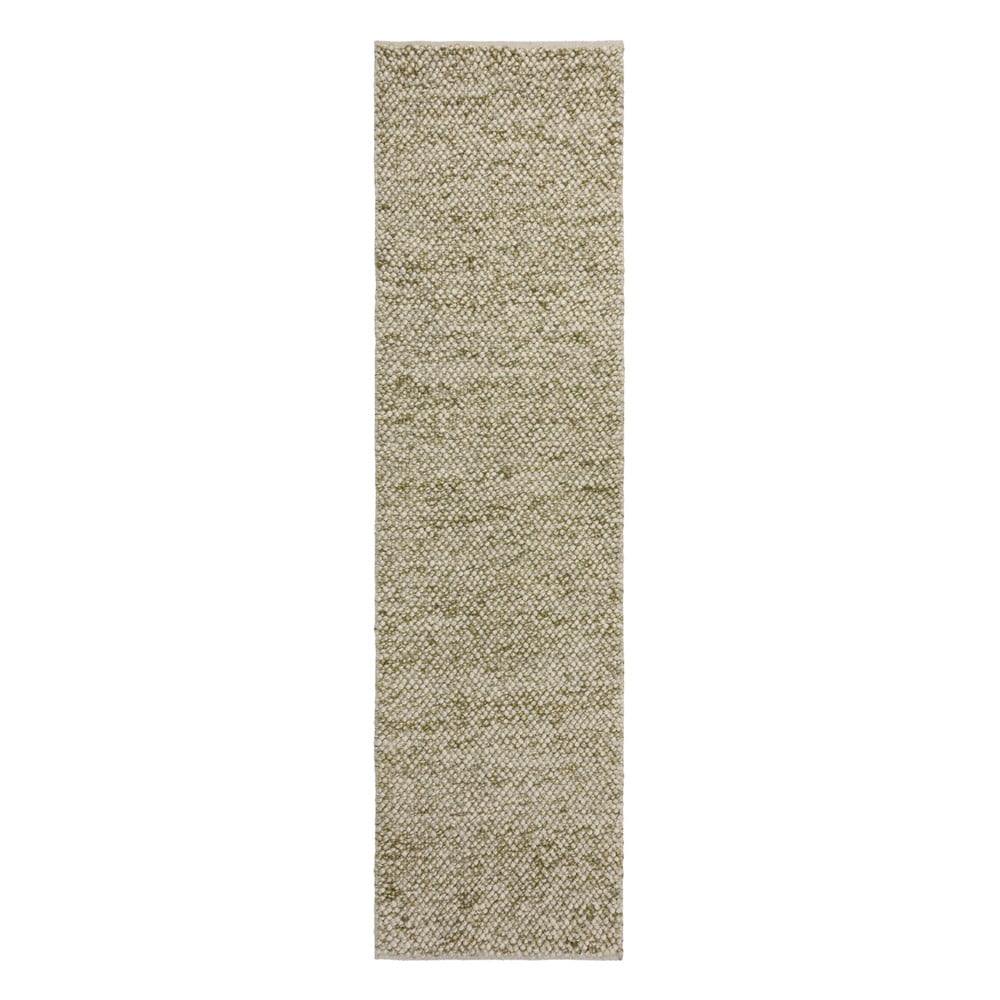 Chodnik z mieszanki wełny tkany ręcznie w kolorze khaki 60x230 cm Minerals – Flair Rugs (zdjęcie 6)