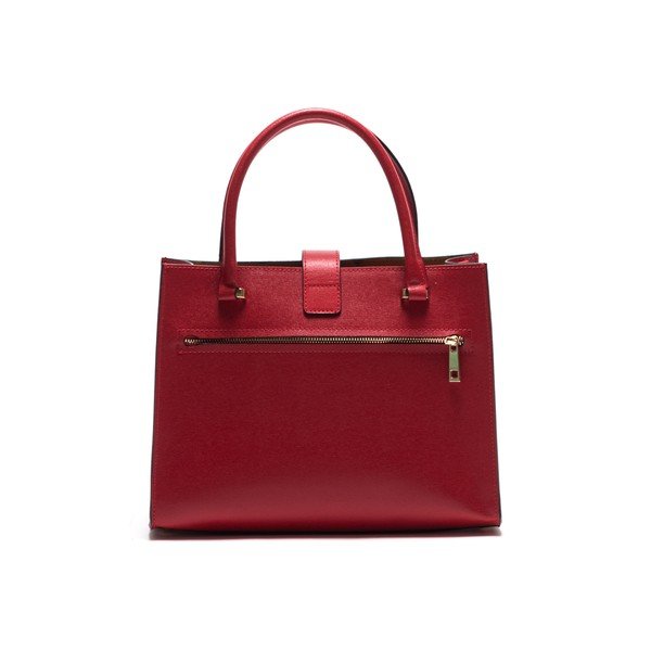 Skórzana torebka Anna Luchini 448 Rosso-image-1