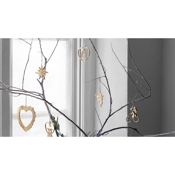 Wisząca dekoracja świąteczna w kolorze złota Kähler Design-image-3