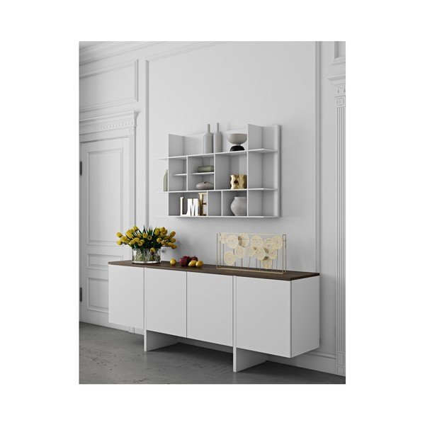 Komoda z dekorem drewna orzecha TemaHome Edge-image-2