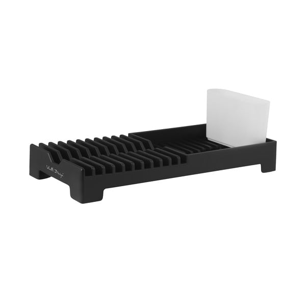 Czarny ociekacz do naczyń Vialli Design Livio Duo-image-3