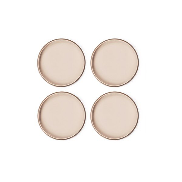 Beżowe kamionkowe talerze zestaw 4 szt. ø 22 cm Terra Rondo – Bonami Selection-image-3