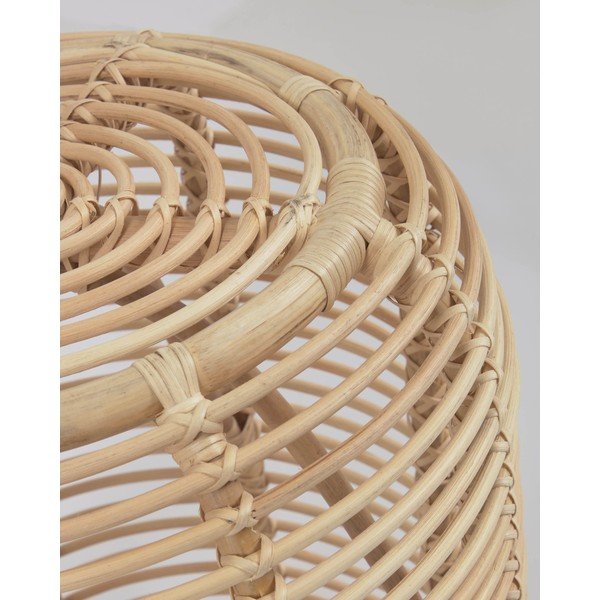 Rattanowy okrągły stolik ø 45 cm Kohana – Kave Home-image-3