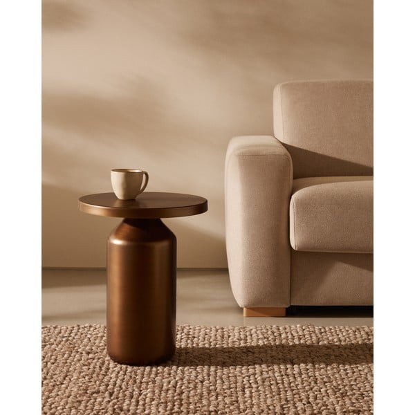 Metalowy okrągły stolik ø 40,5 cm Malya – Kave Home-image-1