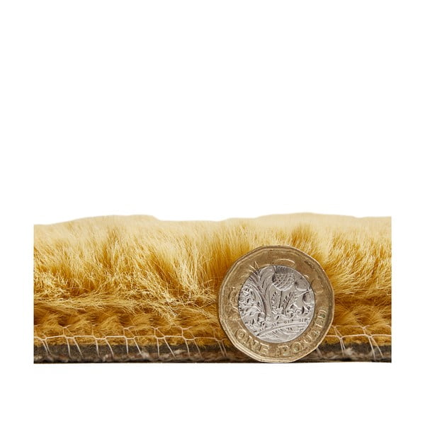 Żółty dywan Think Rugs Teddy, 60x120 cm-image-2