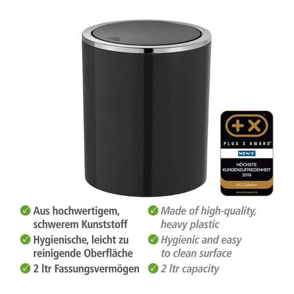 Czarny kosz na śmieci-image-4