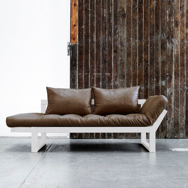 Sofa Karup Vintage Edge White/Mocca-image-2
