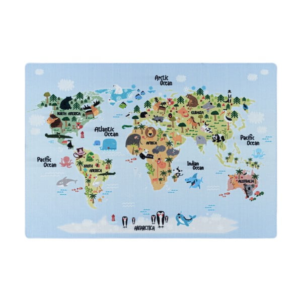 Jasnoniebieski dywan dziecięcy 80x120 cm Play – Ayyildiz Carpets