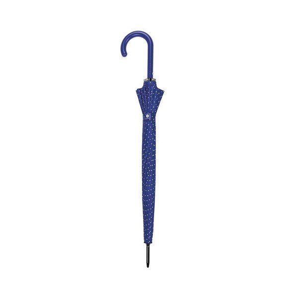 Granatowy parasol Ambiance Triangles, ⌀ 122 cm-image-1