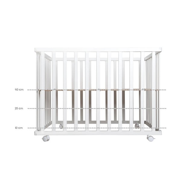 Biały kojec dla dzieci 100x75 cm Sternenzauber – Roba-image-2