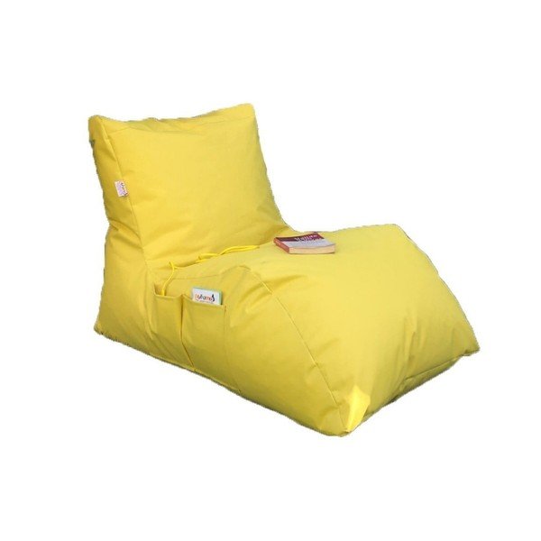 Żółty ogrodowy worek do siedzenia Daybed – Floriane Garden