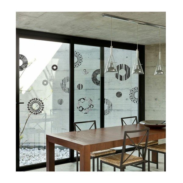 Naklejka Ambiance Grey And Black Circles-image-2